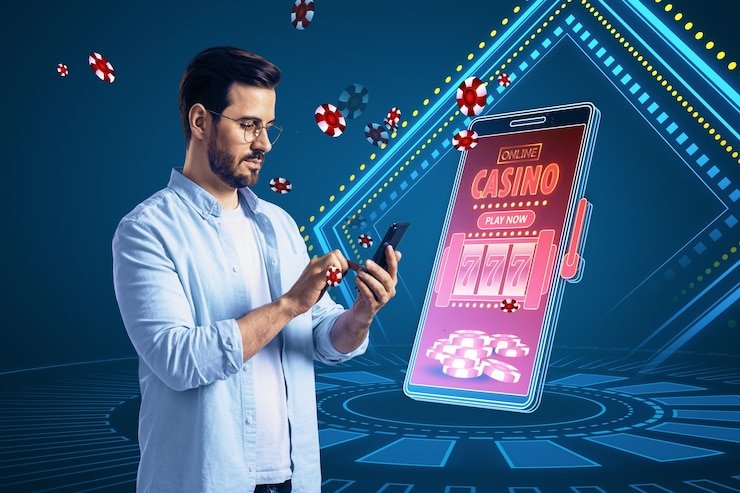 Pengguna dari Indonesia berinteraksi dengan platform game berbasis mobile dalam bahasa lokal